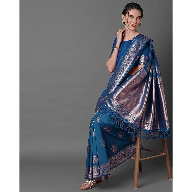 Leriya Fashion Womens Present Banarasi Soft