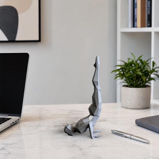 3D Printed Upside Down Rock Climber Figurine, Unique Desktop Art Decor Statue, Home Art Ornament, Gift for Climbing Yoga Lovers