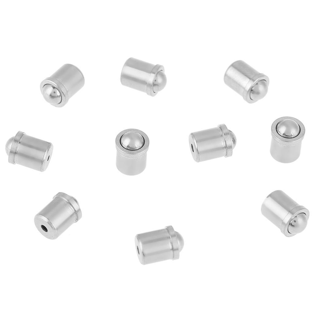 10 Stück 304 Edelstahl Push Fit Kugelfederstößel 5 mm * 6 mm Körper