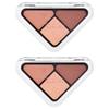 Clio Essential Shadow Tab, 01 Portable Beige, 2 Pcs