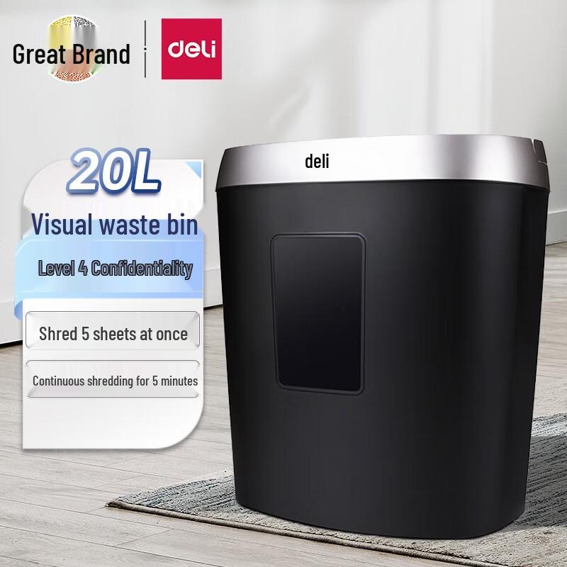

Deli 9929 Desktop P-4 Security Paper Shredder