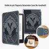 Étui Magnétique Kindle Paperwhite Kobo avec Couverture de Veille Amovible (Acrylique/Silicone, KPW1-6).