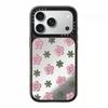 Metallic Cherry Heart Bow Phone Case IPhone 17 Pro 18 Max MagSafe Compatible Hard Shell Acrylic Cover