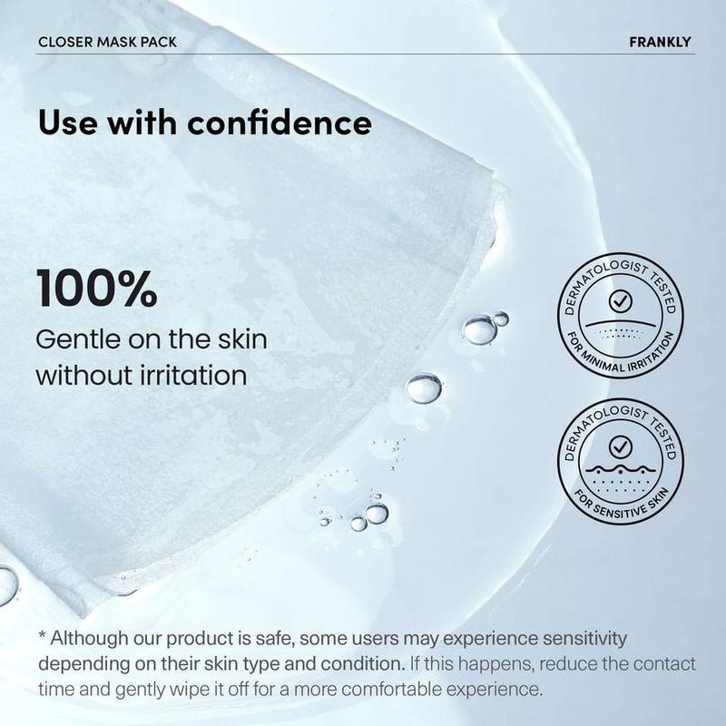 FRANKLY - Closer Pore Minimizing Mask Pack