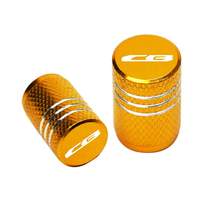 For Honda CB125R CB150R CB190R CB250R CB300R CB400 CB500X CB500R CB650F CB1100 Motorcycle Tire Valve Air Port Stem Cover Caps ZOPJT1