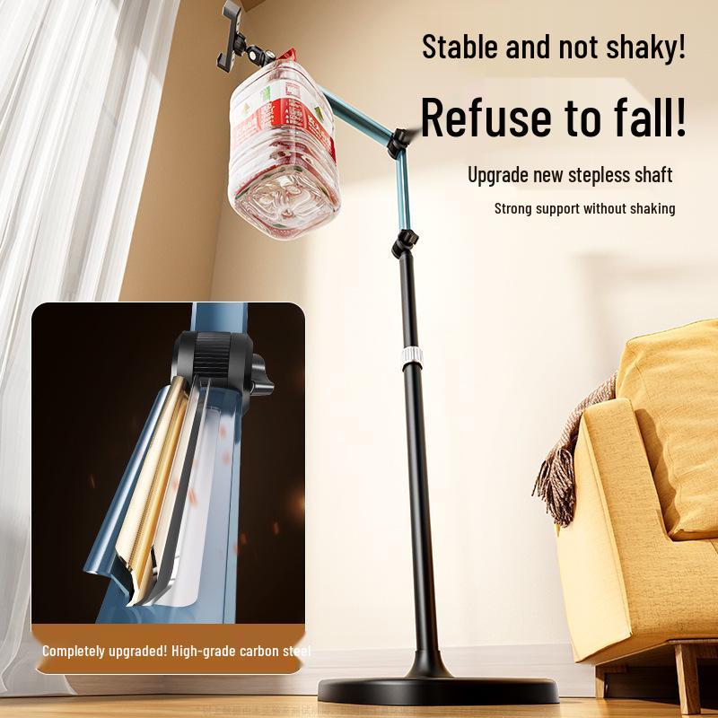 360° Rotating Floor-Standing Phone Holder for Mirror Live Broadcast Adjustable Phone Live Broadcast Stand