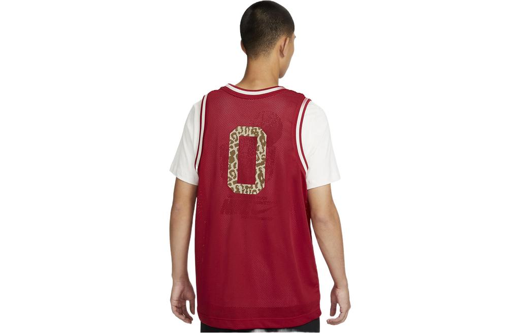 Nike Basketball Jerseys Men's Red Moderate Other DQ6171-687