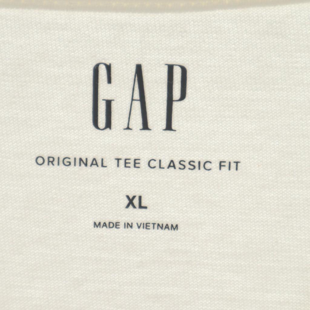 Gap Flower Embroidery Short Sleeve Original Tee Classic Fit T-shirt Men's Used