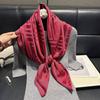 90 Fashionable Square Scarves, Fresh, Breathable And Soft Literary Silk Scarves, Women'S Spring And Autumn Fashion Versatile Decorative Scarves