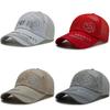 Mount White Sports Letter Printing Mesh Baseball Cap Sun Breathable Protection