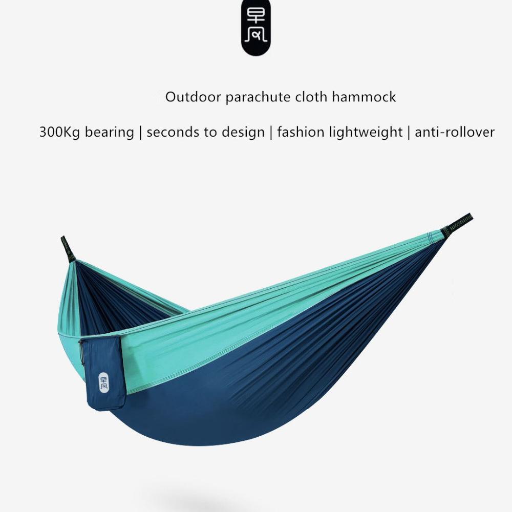 Xiaomi Zaofeng Hamak Salıncak Yatak 1-2 Kişilik Paraşüt Hamakları Maksimum Yük 300KG Dış Mekan Kamp Salıncakları Paraşüt Kumaşı