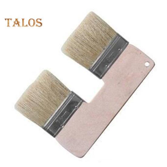 

1/2 шт. Двусторонняя художественная кисть с удобной деревянной ручкой, мягкая щетина, кисти для рисования, кисти для большой площади покрытия 1pc