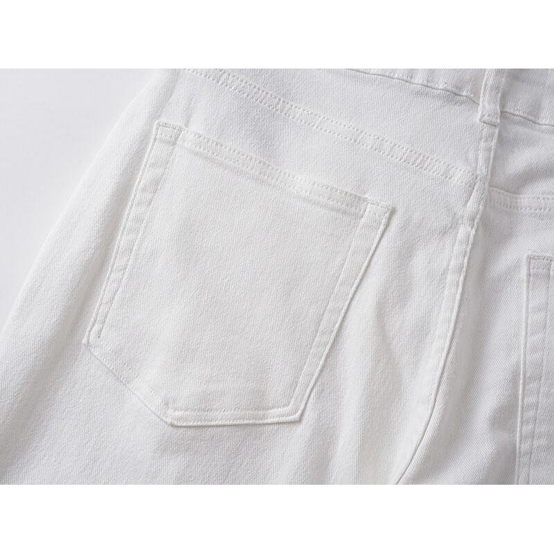 LOSTSHDWS Men's and Women's Spring and Autumn Flared Elastic Jeans Couple Jeans