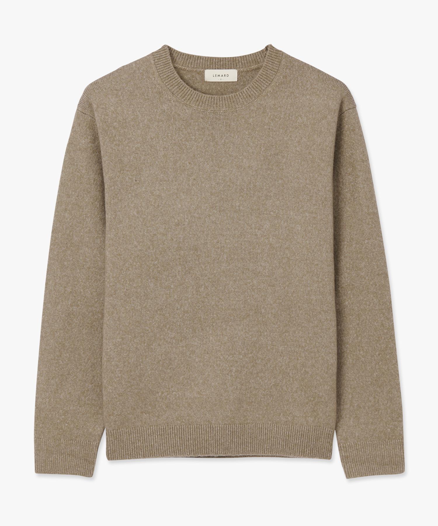 Le Mad Round Basic Heavy Knit - Brown Brown/2 Size