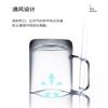Simple Transparent Water Cup Creative Mouthwash Cup with Toothbrush Holder Cute Cup for Household Brushing Student Appointment