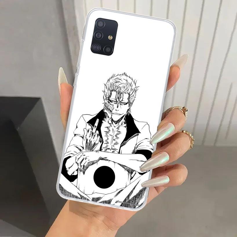 

Чехол для телефона Bleach Grimmjow для Samsung Galaxy A52 A32 A22 A12 A02S A50S A30S A10S Note 20 Ultra 10 Plus S10 A31 A20 A71 A72 Gala Samsung A22 4G