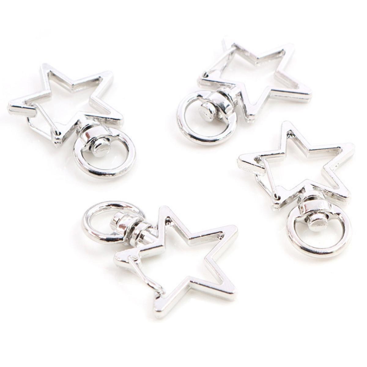 

10pcs/lot Snap Hook Trigger Clips Buckles For Keychain Lobster Lobster Clasp Hooks for Necklace Key Ring Clasp Jewelry Supplies