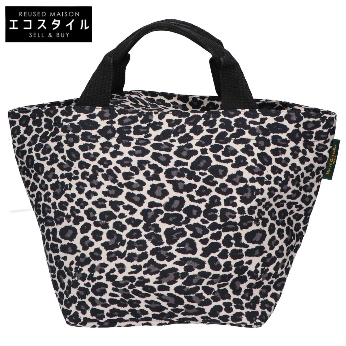 

Herve Chapelier 1027F Nylon Boat Shape Tote Bag M Panther BrownUsed