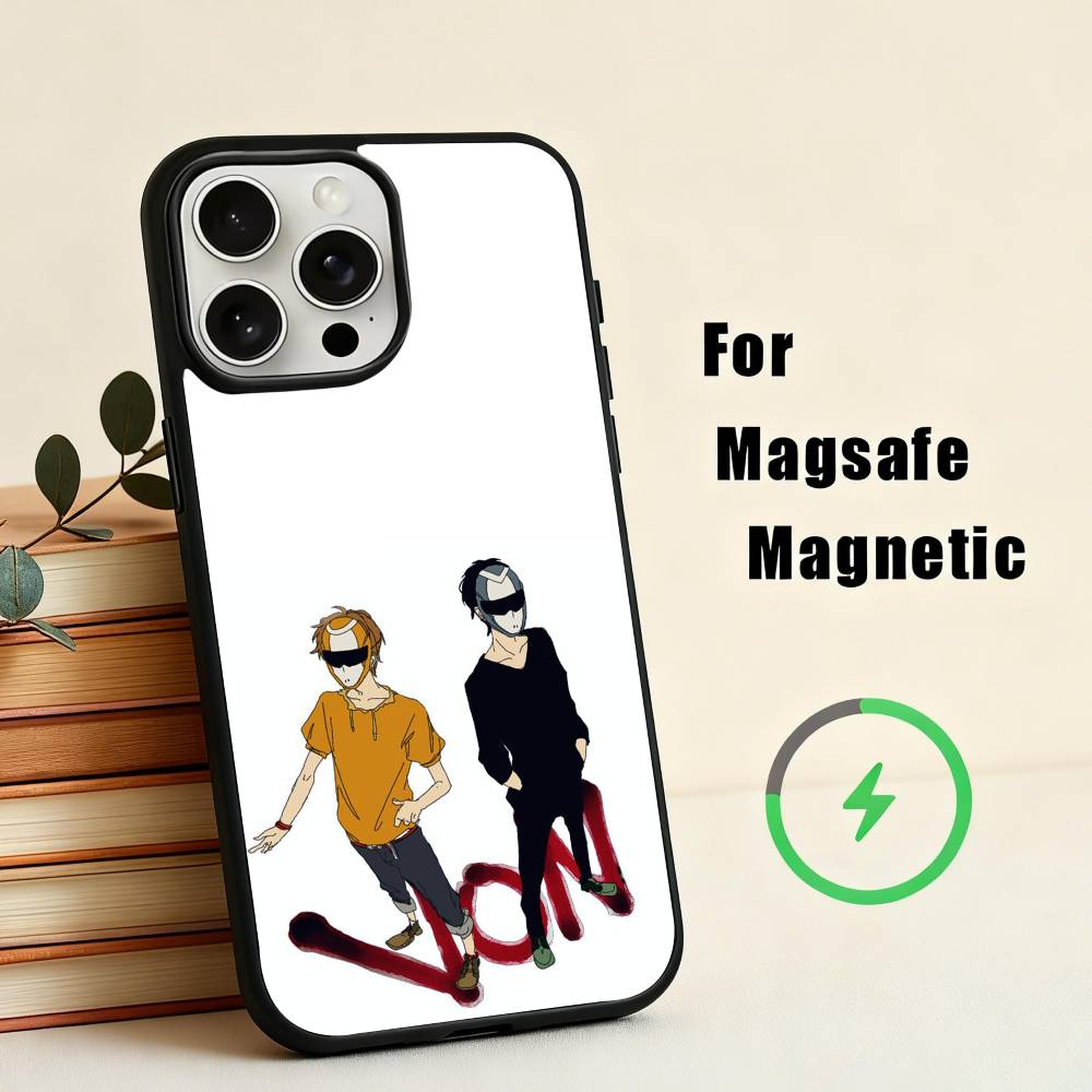 

T-Terror in R-Resonance Phone Case For iPhone17,16,15,14,13,12,11 Plus,Pro Max Magnetic For Magsafe Wireless Charging iPhone15Plus