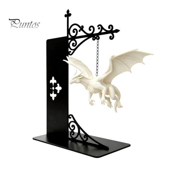 Fantasy Decor for Library Magical Floating Dragon Bookshelf Lamp, Warm LED Night Light, Atmospheric Reading Light Nook Decor, Unique Gift Lovers