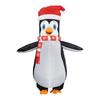 Christmas Santa Costume Claus Inflatable Riding Reindeer Suit