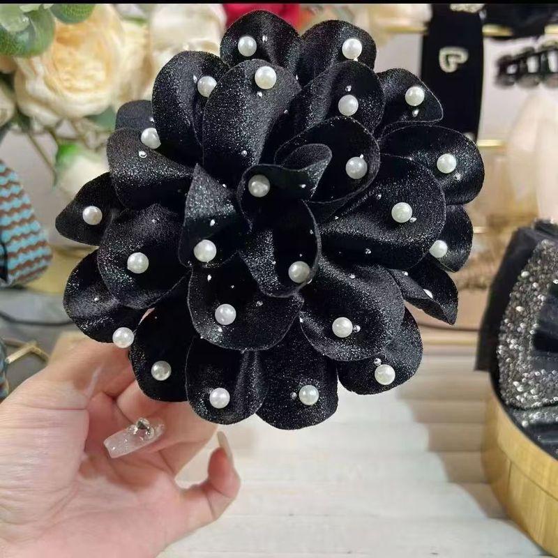 1pc New Fabric Gripper Senmei High End Hair Accessories Fashionable and High End, Back of the Head Hair Grip