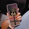 America Route 66 Phone Case For Samsung Galaxy A52 A32 A22 A12 A51 A31 A50S A30S A20S A10S Note 20 Ultra 10 Plus S10 A72 A71 Gal
