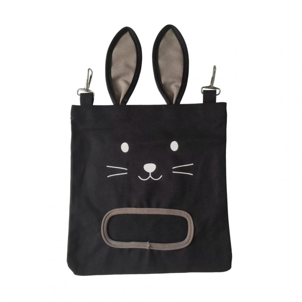 Hängende Heusäcke in Kaninchenform, Großes Fassungsvermögen, Oxford-Gewebe, Futterbeutel, Fütterungsbeutel für Hamster