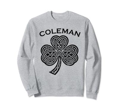 Coleman Family Last Name Irish Ireland Celtic Trainer