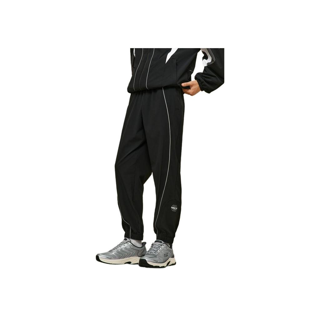 Skechers Comfortable Versatile Simple Fashion Casual Pants Unisex Bottoms Carbon-Black P225U114-0018