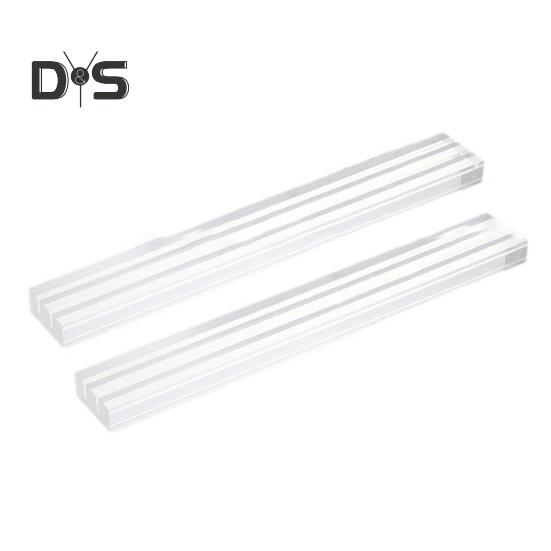 2Pcs Clear Plastic Playing Card Holders Large Capacity Clever Slot Design Playing Card Holder Tray Game Accessories