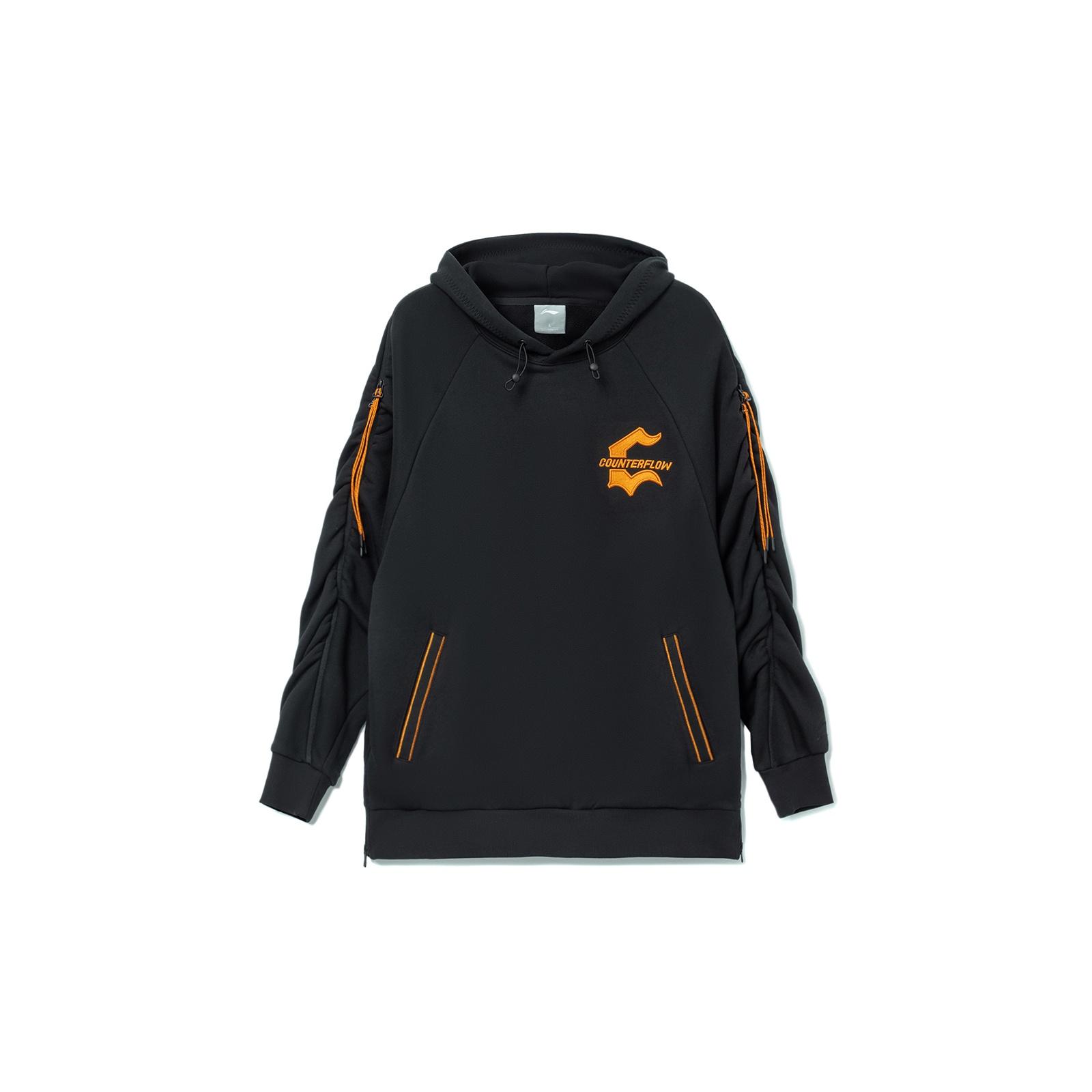 Li-Ning Counterflow WuXing Graphic Hoodie  Black  Men s AWDRG05-2 L