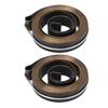 2 Pcs Drill Press Spring Chromed Steel Universal Quill Feed Return Coil Spring for Drilling Milling Machine