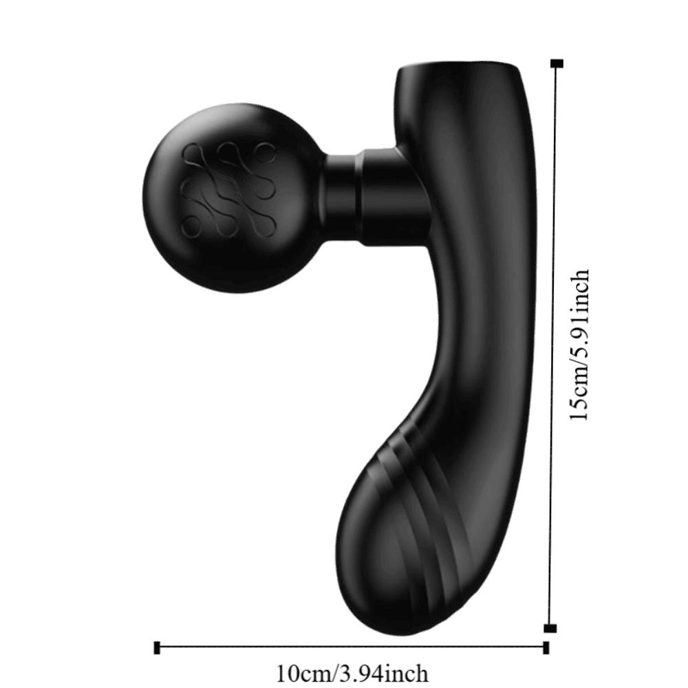 Adjustables Mini Fascia Massager Soft Massage Head Easy To Operate Deep Tissue Massage Device Portable Wear Resistant