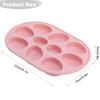 Multi Functional Easter Egg Shaped Cake Mold Silicone Chocolate   Baking Mold Accessory(Blue Grey )