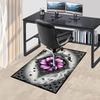 1PC Floral Heart Anti-slip carpet, suitable for Office, bedroomand playrooms. It can also be used as a sofa footrest cover-R18