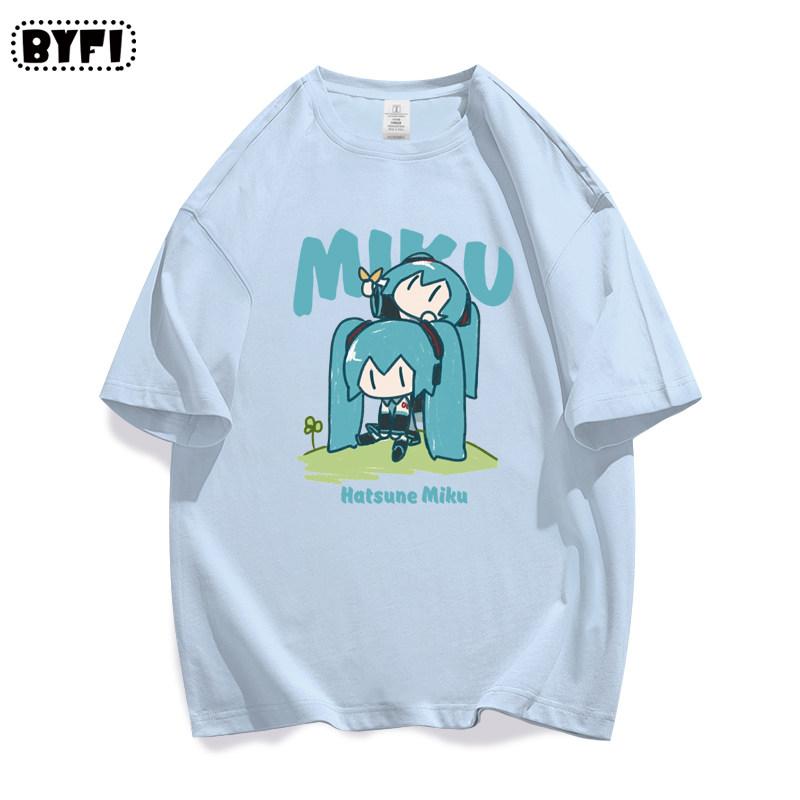 Cotton Cartoon Printed Top Short Sleeve Casual Versatile T-Shirts Women’s
