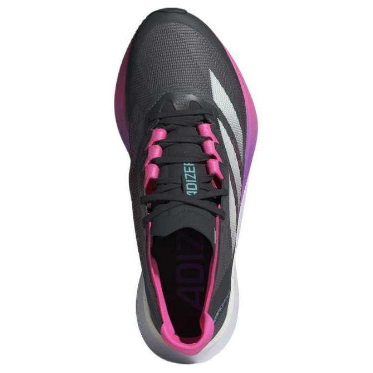 Adidas  Adizero Boston 12 Grey Lucid Pink Women Sneakers Grey-Five Crystal-Jade JI4481