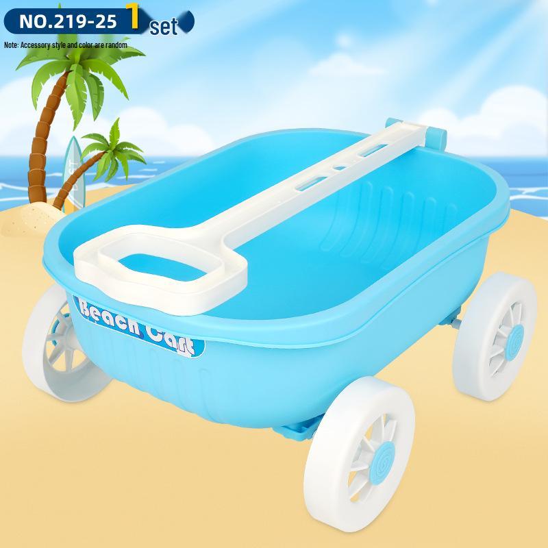 Children's Beach Sand Toy Set with Trolley