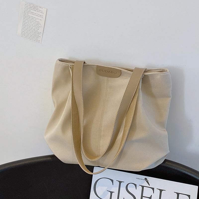 Large capacity fashion commuter bag women's summer new handbag canvas make-up tote bag