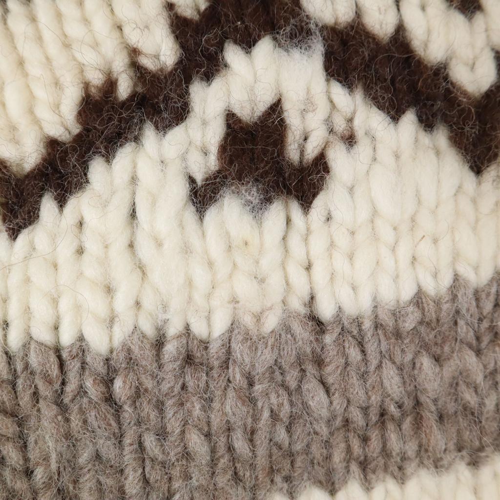 COWICHAN INDIAN 90s Old Cowichan Jacket Gray Knit Men's Used