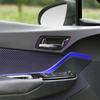My Good Car Carbon Fiber Car Styling Inner Door Bowl Cover Sticker for Toyota C-HR CHR 2016 2017 2018 Parts Accessories