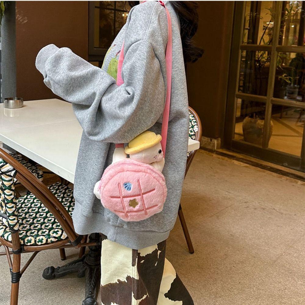 Plush Doll Turtle Doll Shoulder Bag Phone Bag Cartoon Plush Schoolbag  Students