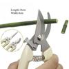 Pruning Shears Stainless Steel Garden Clippers for Bonsai Flower Arrangement Grafting Heavy Duty Hand Pruner with Comfort Grip