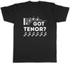 Hast du Tenor? Herren T-Shirt Tastatur Klavier Musiknoten Unisex Tee Geschenk