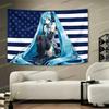 Anime Tapestry American Flag Tapestry Background Decoration Dormitory Bed Tapestry Living RoomSofa Background Cloth Tapestry