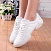 Scarpe Bianche Aerobica e Danza per Bambini - Suola Morbida Antiscivolo per Ragazze, Cheerleading e Allenamento 610