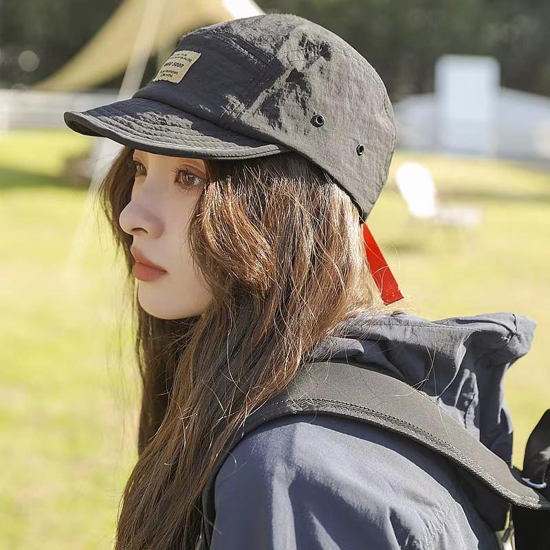 Japanese Style Big Head Circumference Quick‑Dry Baseball Cap, Unisex Soft Crown Short Brim Hip‑Hop Workwear Hat