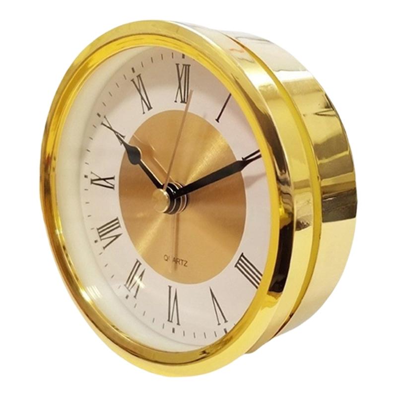 

Механізм годинника для кріплення в отворі 89 мм, вінтажний, золота/срібна обробка, скелетний вкладиш, прозорий, для декору дому та офісу золотий