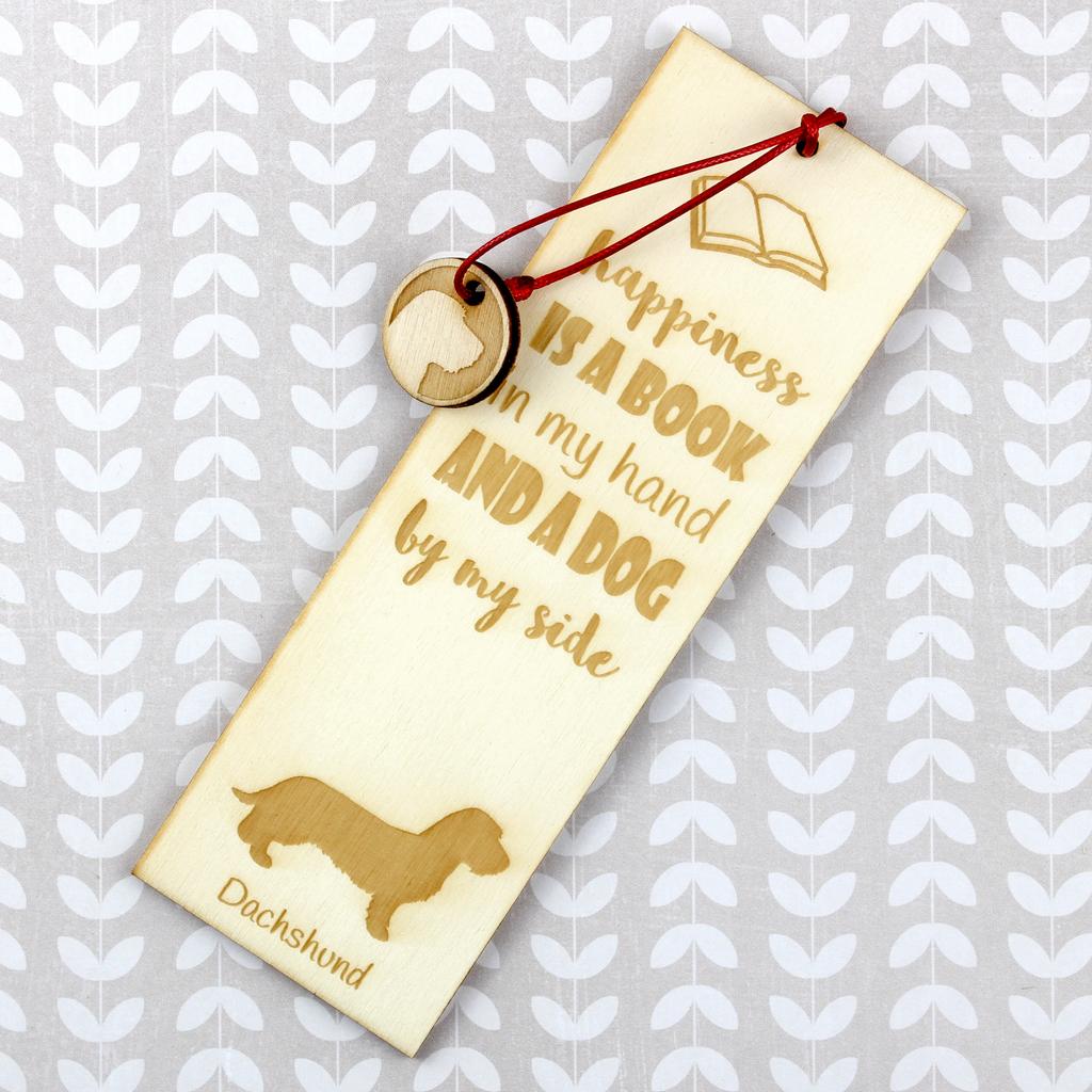 Dachshund Wire-haired, Wiener Dog, Badger Dog - Dog Bookmark, Personalized Bookmark, Dog Gadget for Art-Dog Brand Readers